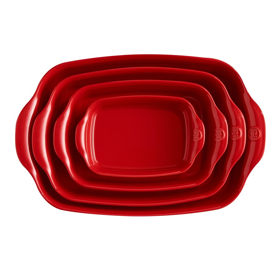 Emile Henry Fırın Kabı Dikdörtgen 22 x 14 cm Kırmızı/Burgundy (349649) CN9075