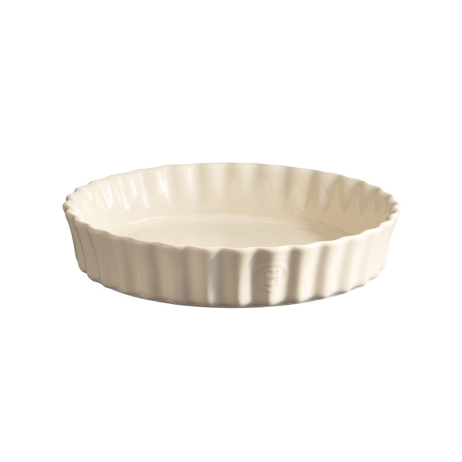 Emile HenryEmile Henry Tart-Börek-Flan Kabı Yuvarlak 28 Cm Ekru/Clay026028