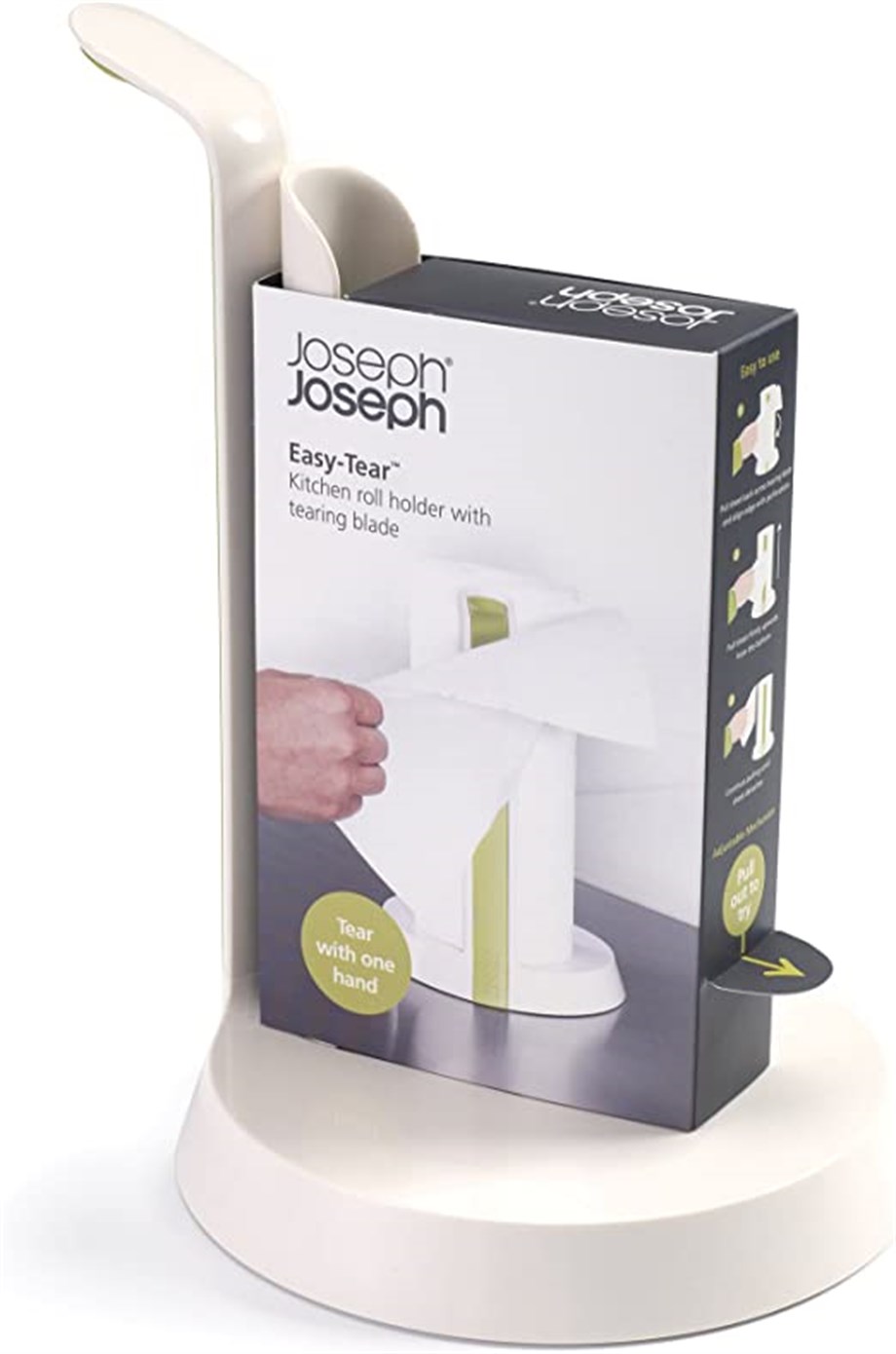 Joseph JosephJoseph Joseph 85051 Easy Tear Mutfak Rulo Tutucu, Beyaz/Yeşil85051
