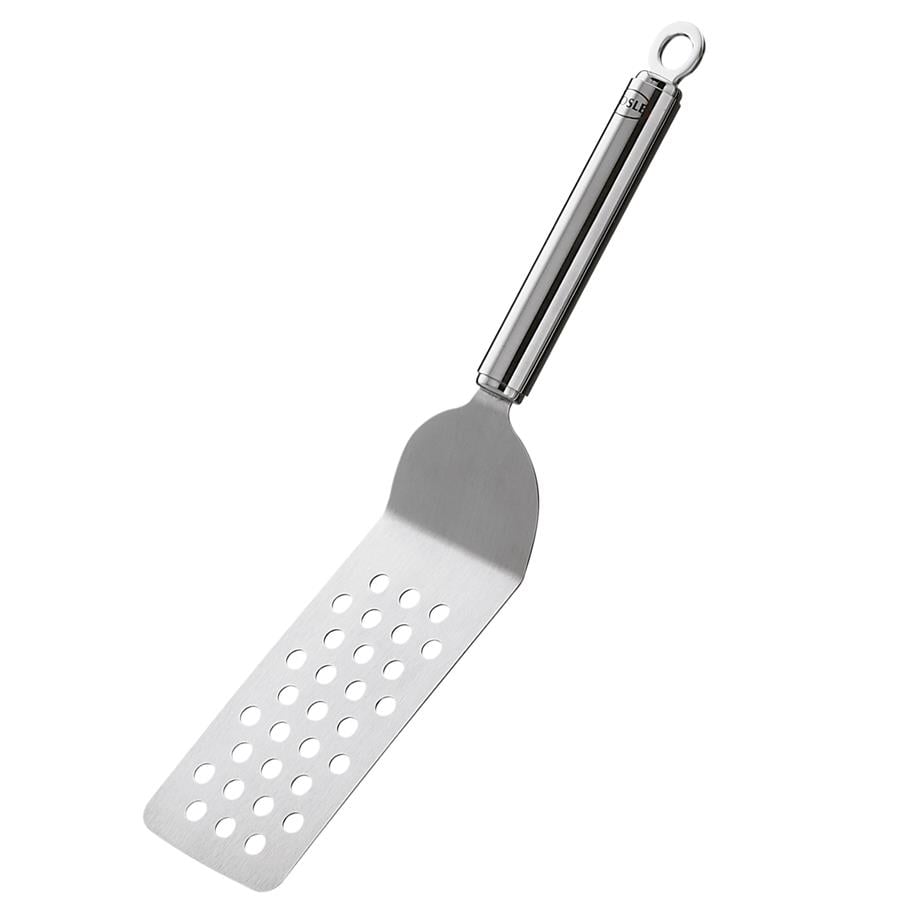 rösleSpatula Açılı Paslanmaz Çelik Delikli 32 cm 12547