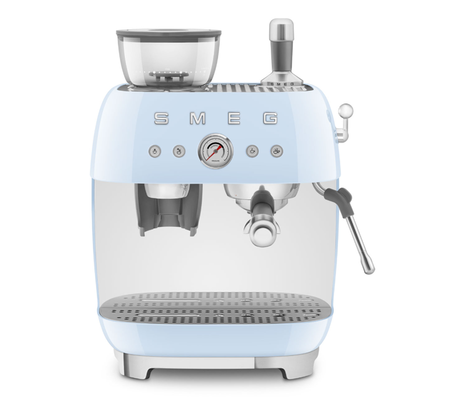 SMEG PASTEL MAVİ ÖĞÜTÜCÜLÜ ESPRESSO KAHVE MAKİNESİ ECF03BLEUEGF03PBEU