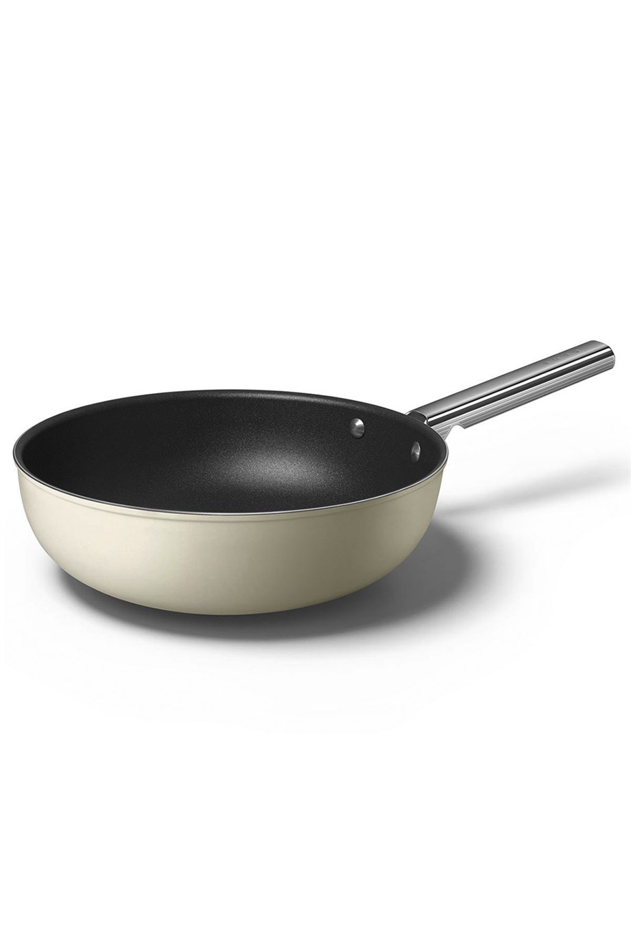 SMEGSMEG Cookware 50'S Style Krem WOK Tava 30 cm CKFW3001CRM