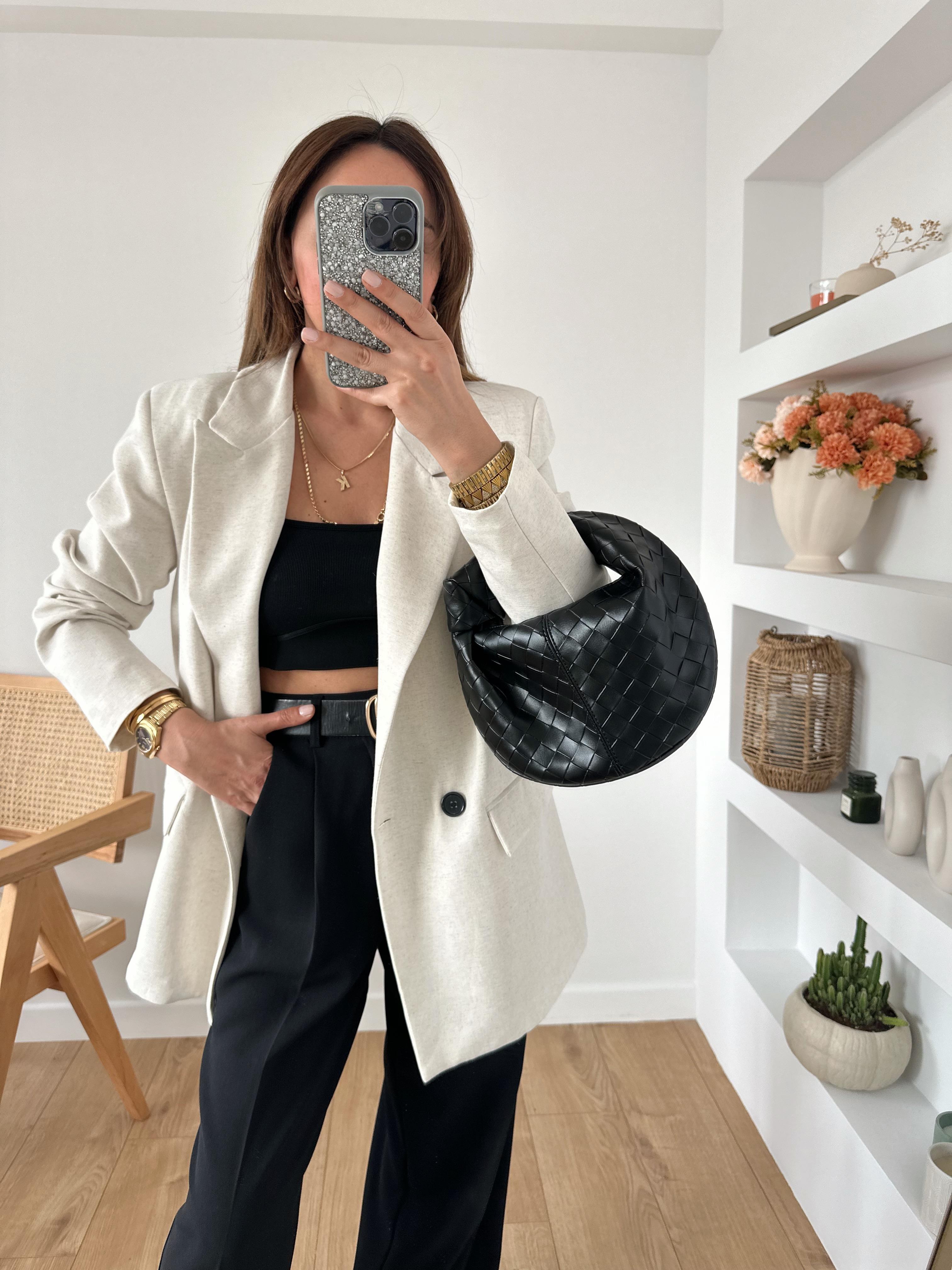 %100 HAM KETEN OVERSIZE ASTARLI TAŞ RENGİ CEKET