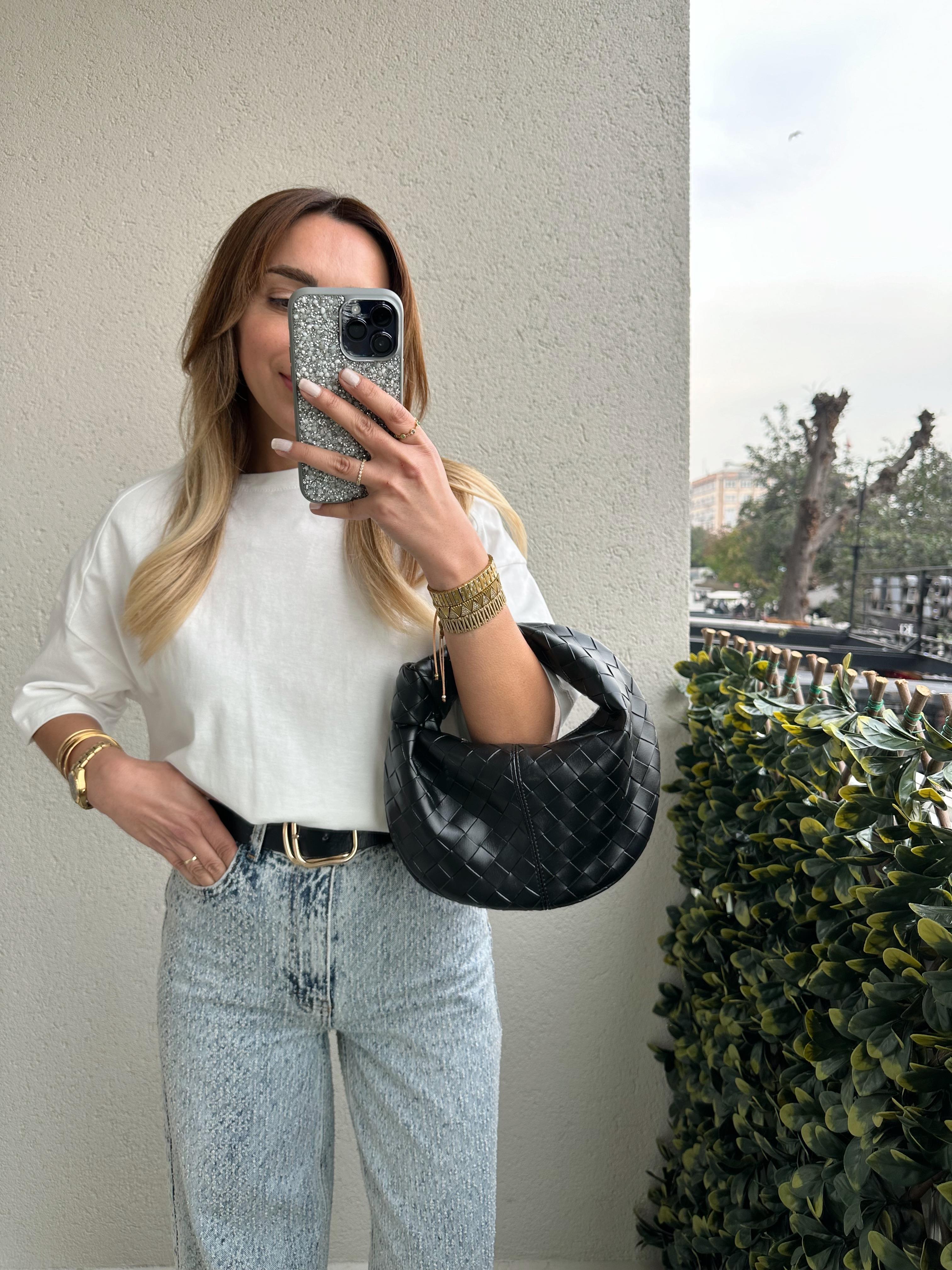 BEYAZ  %100 PAMUK OVERSIZE TİŞÖRT