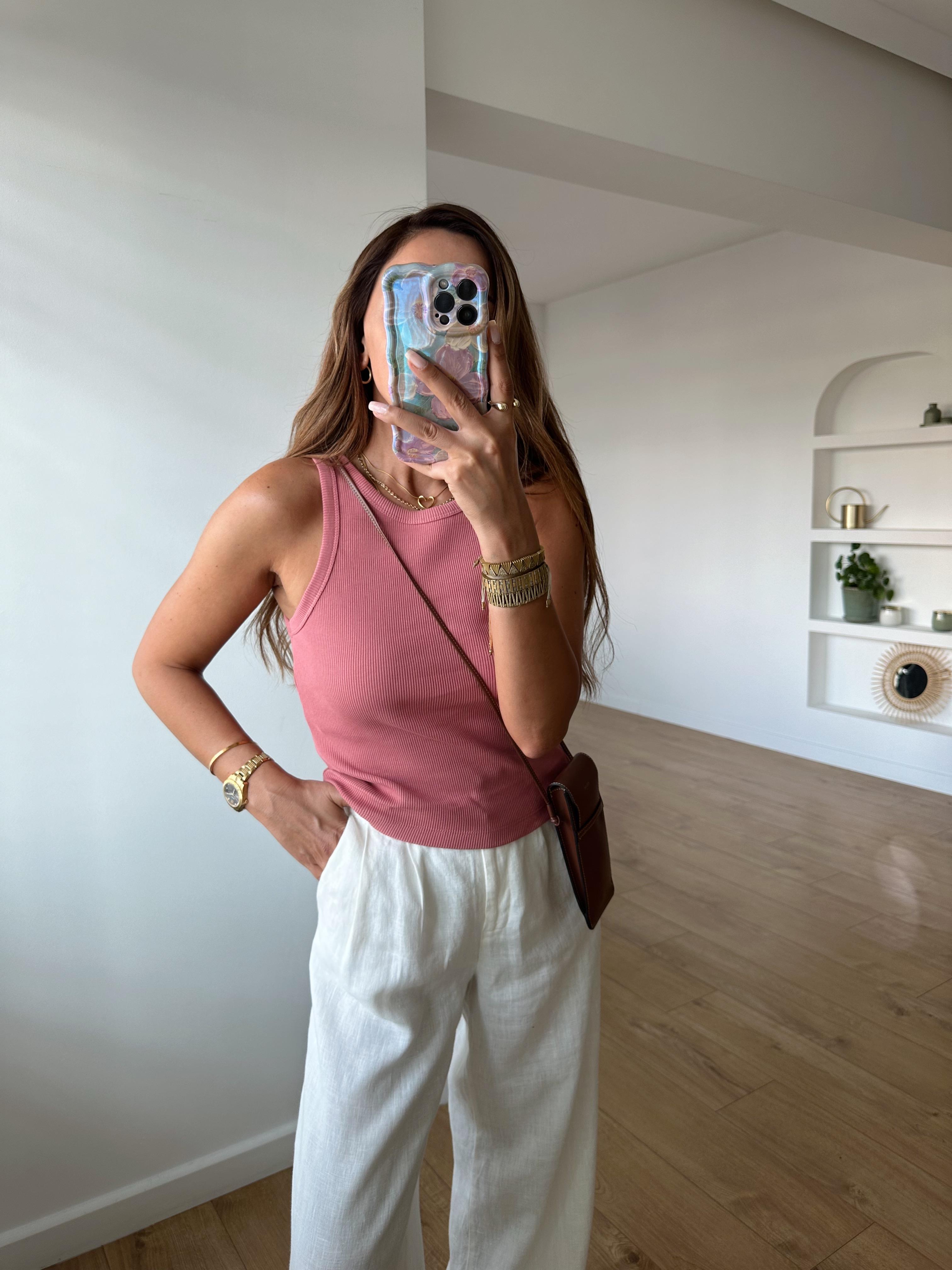 Gül Kurusu %100 Pamuk Atlet