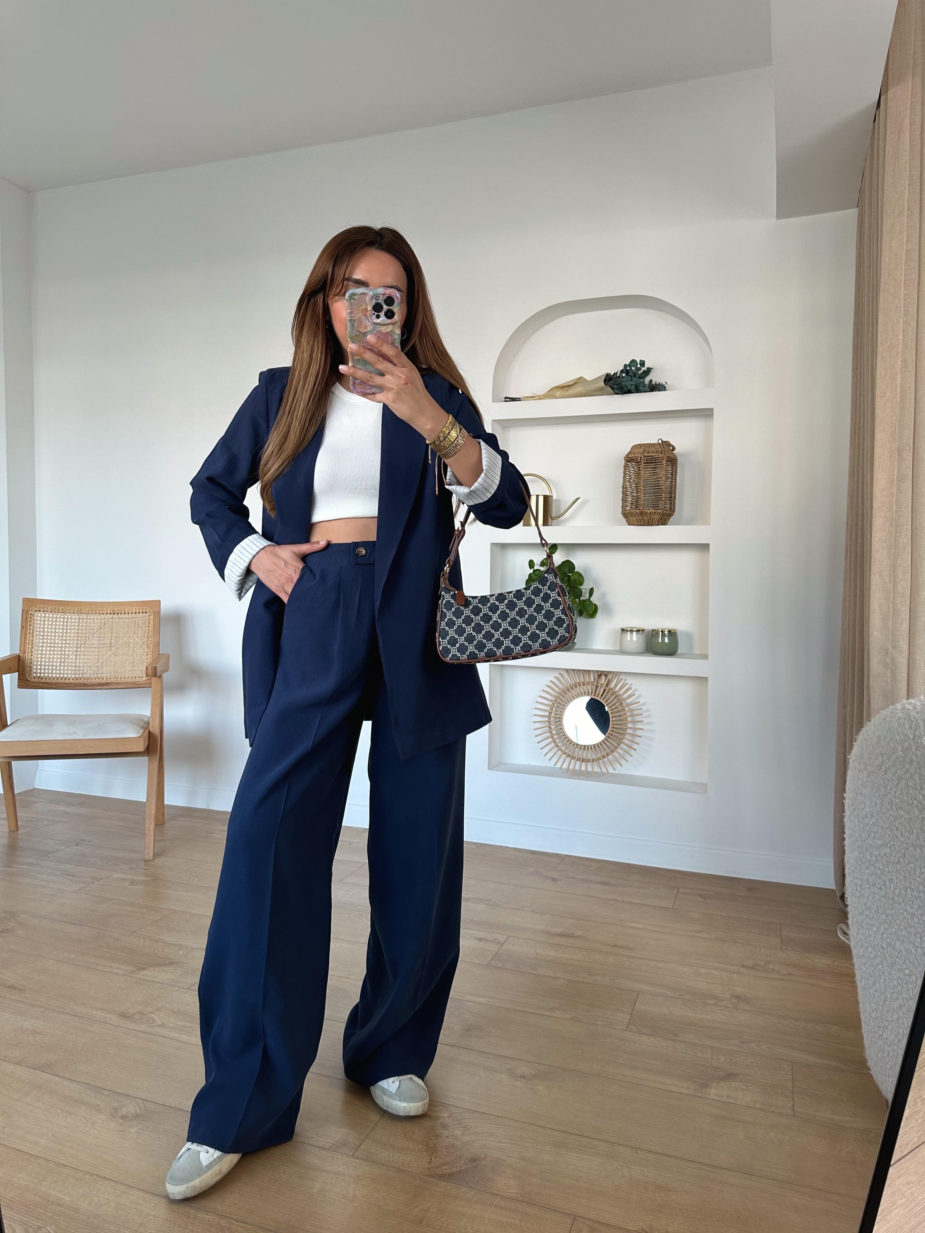 LOW LACİVERT PREMIUM TENSEL PANTOLON