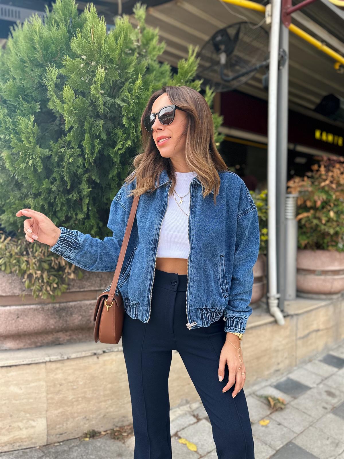 MASSMO MODEL JEAN BOMBER CEKET