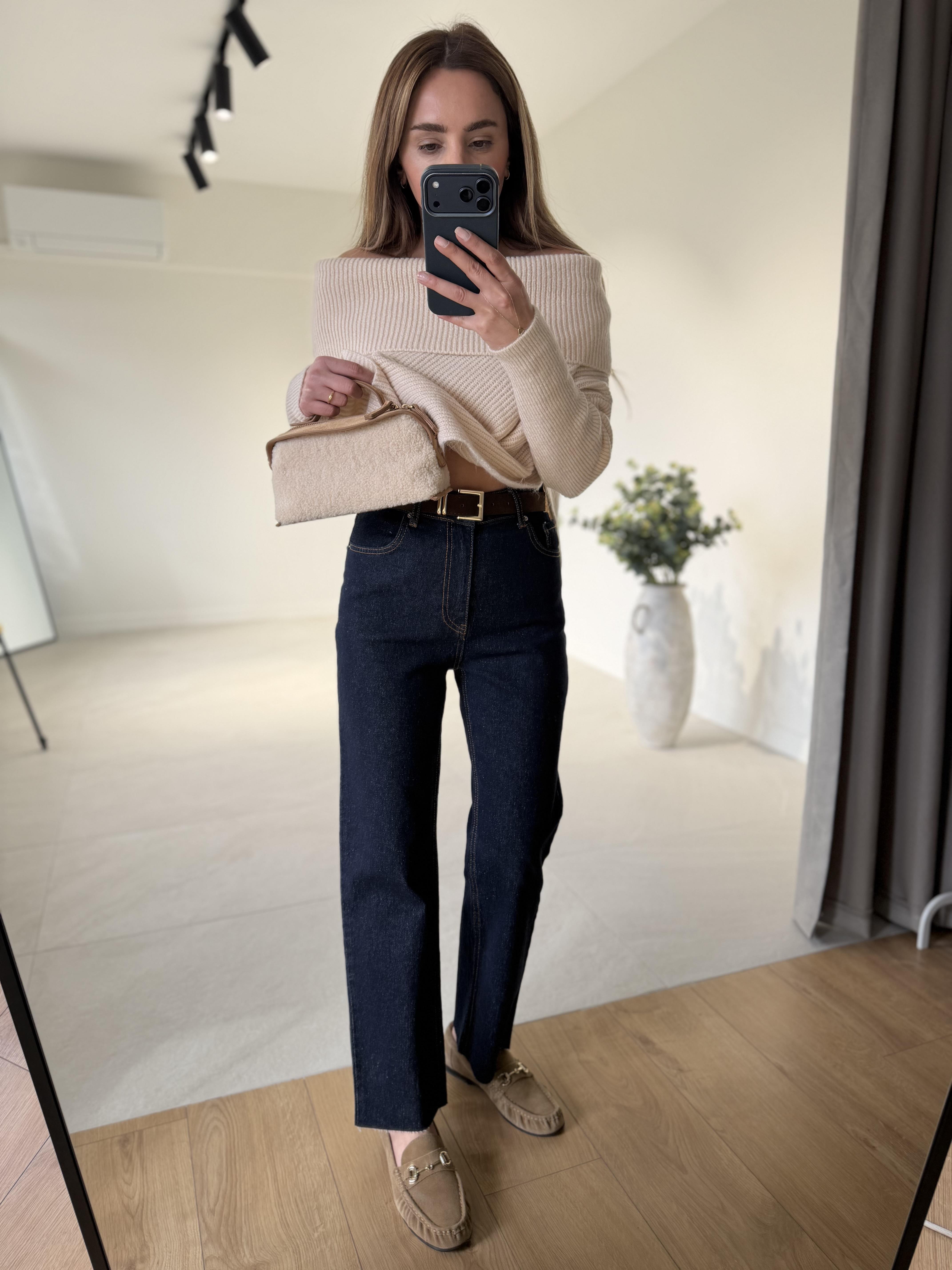RM2004 Rins Yıkama Straight Kemerli Jean