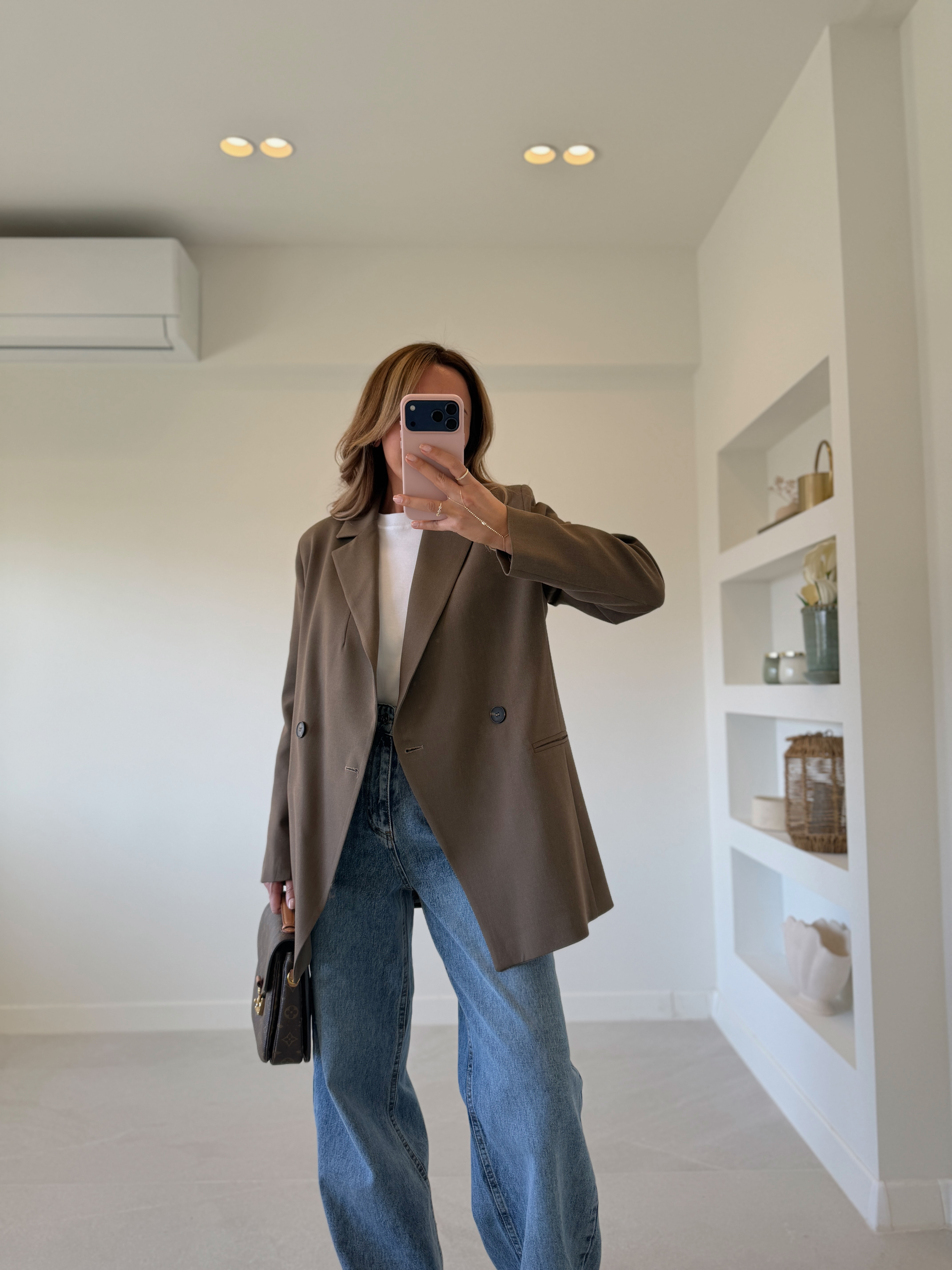 1010 Kahve Blazer Ceket