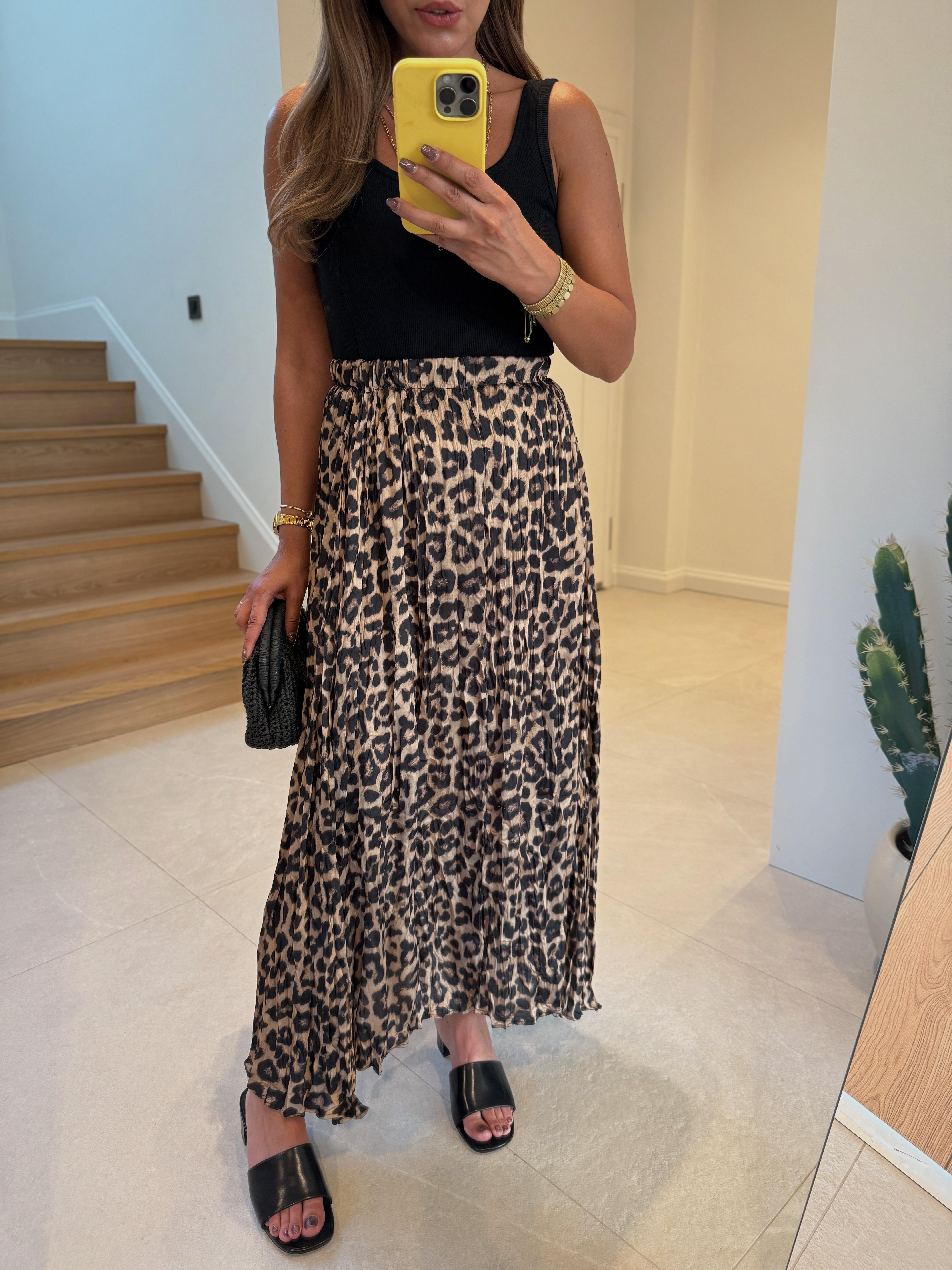 3237 Leopar Desen Etek