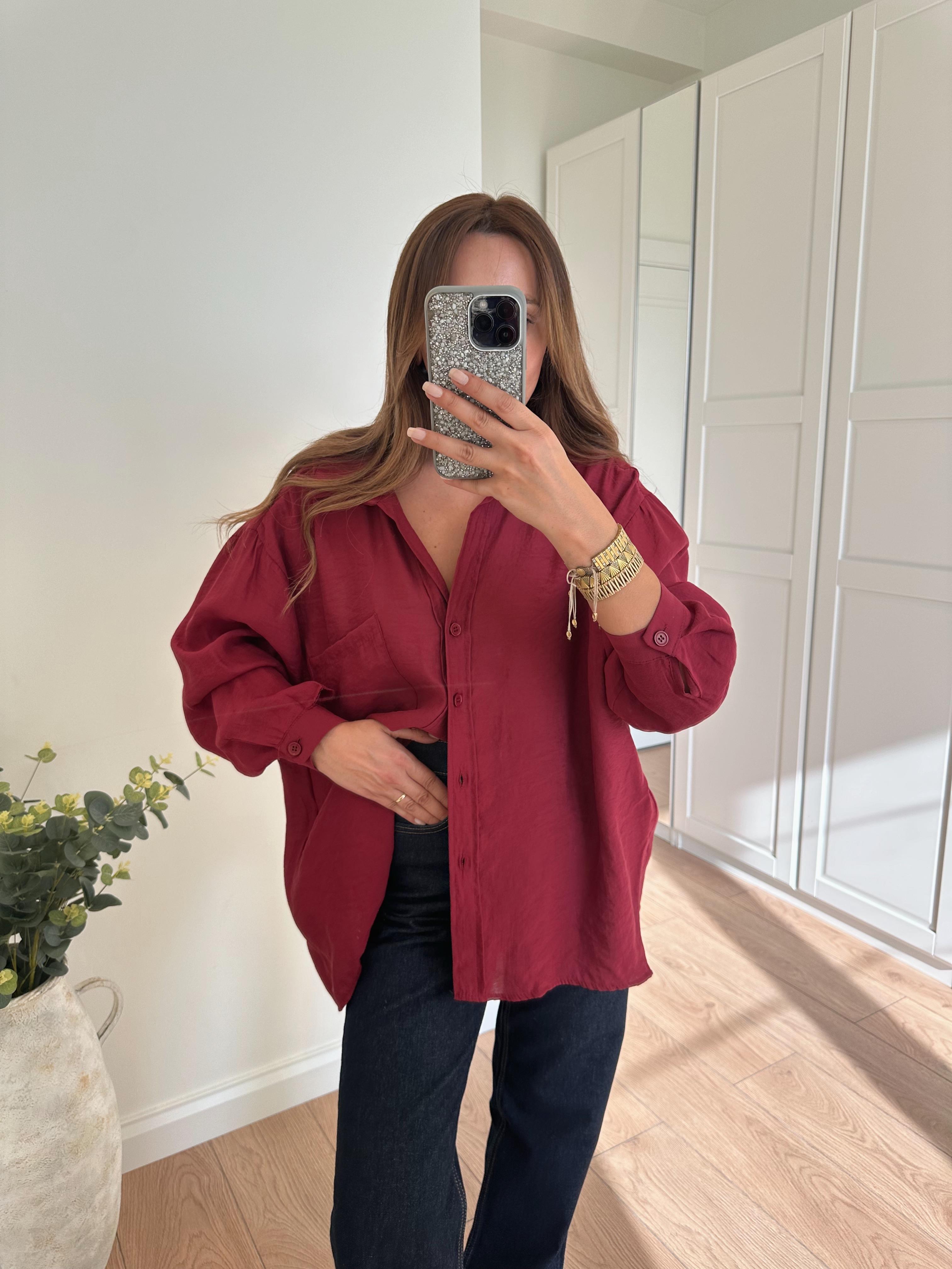 Amy Bordo Tensel Oversize Gömlek