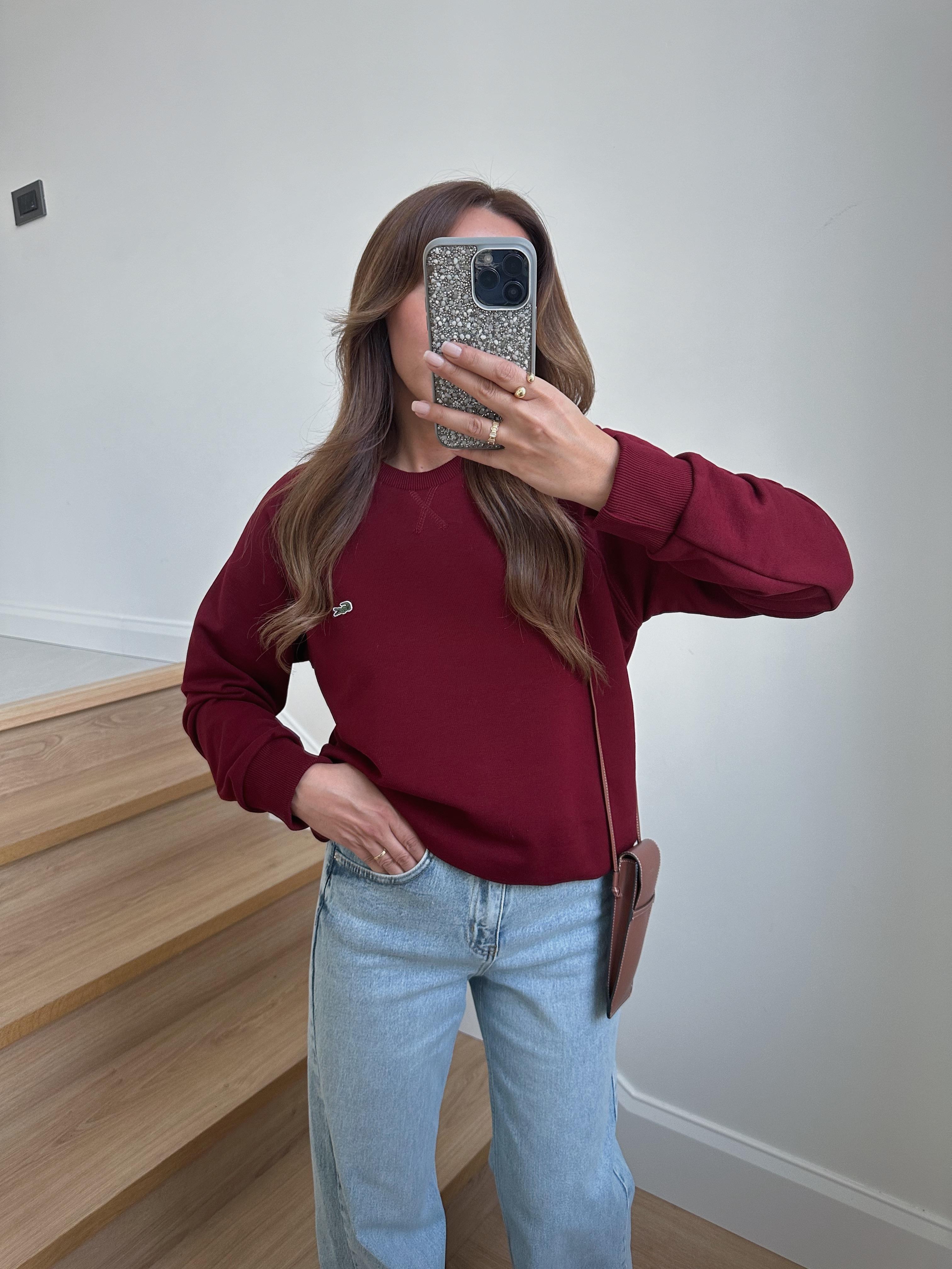 Anna Lcst Muadil Bordo Sweatshirt 