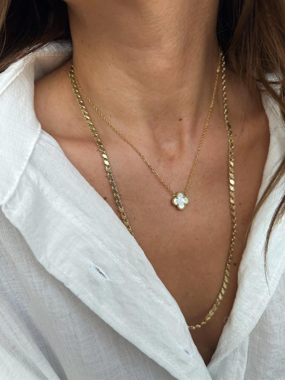 ARPELS ÇELİK KOLYE