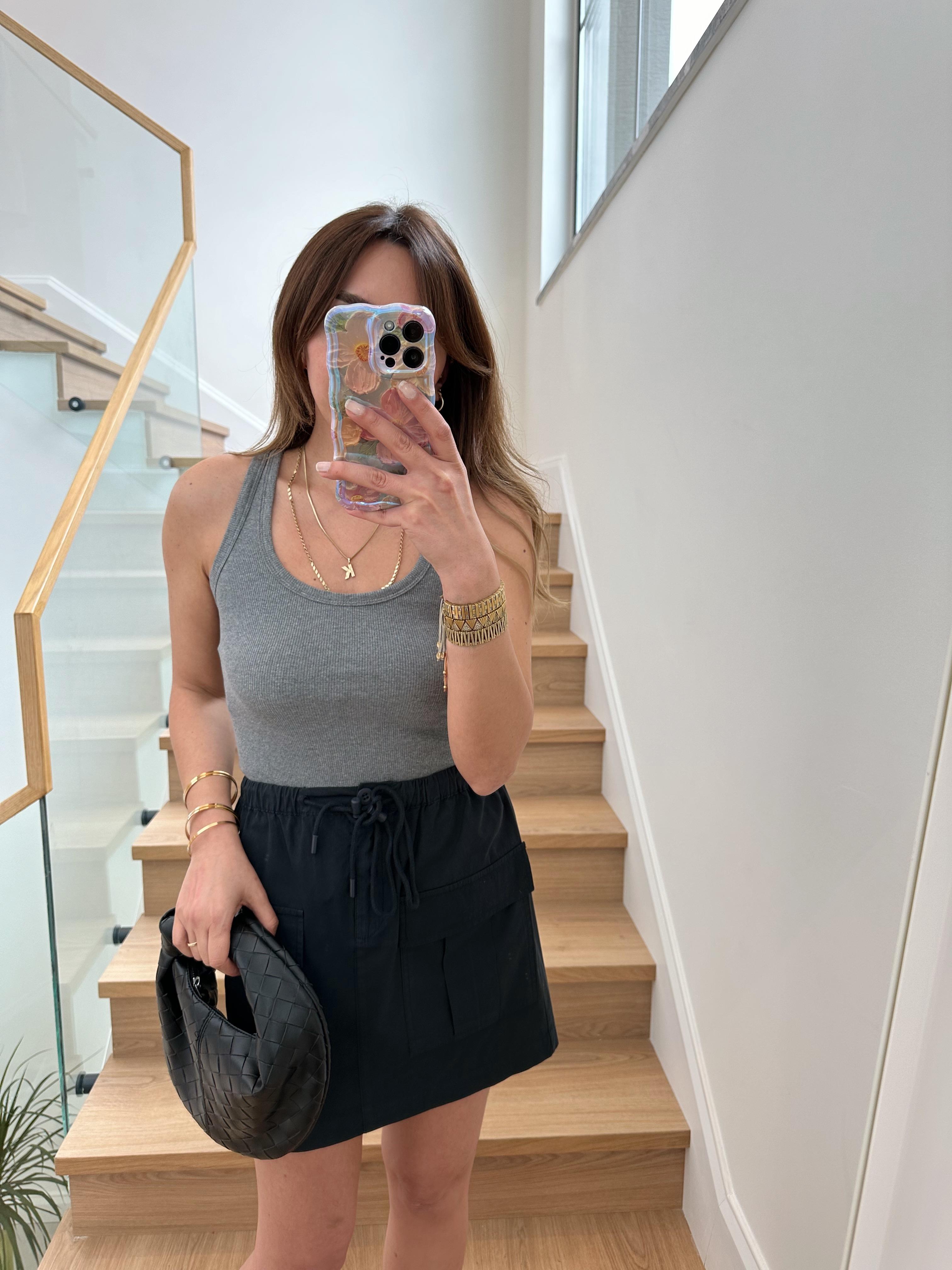 DİLVİN RENA ANTRASİT AÇIK YAKA PREMIUM FİTİLLİ ATLET