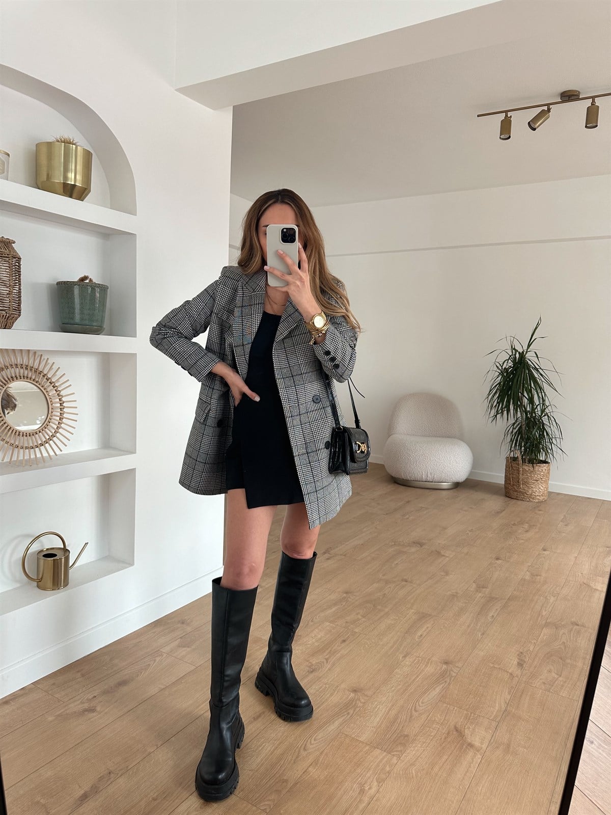 EKOSE ASTARLI BLAZER CEKET
