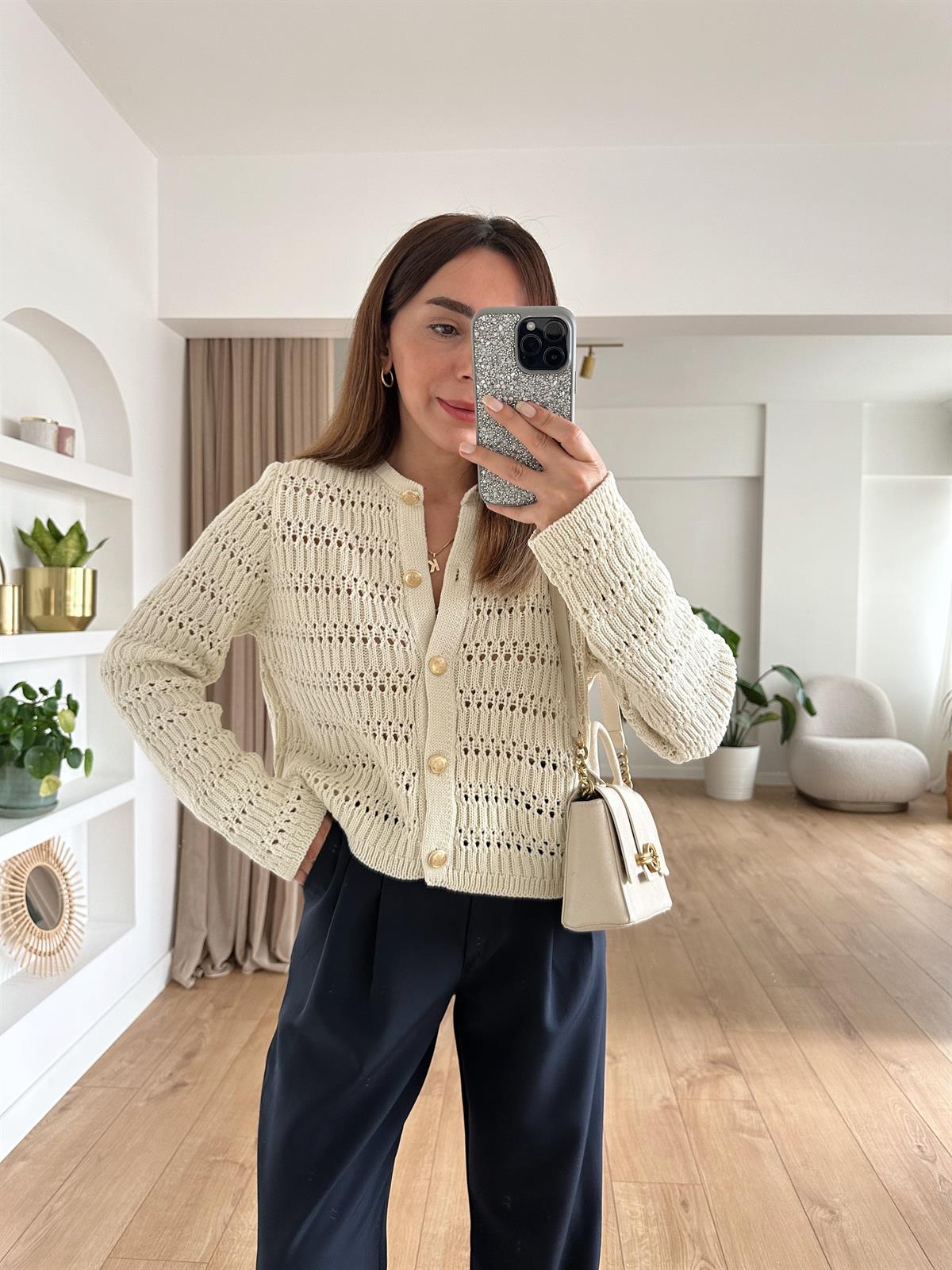 EKRU PREMIUM TRİKO HIRKA 