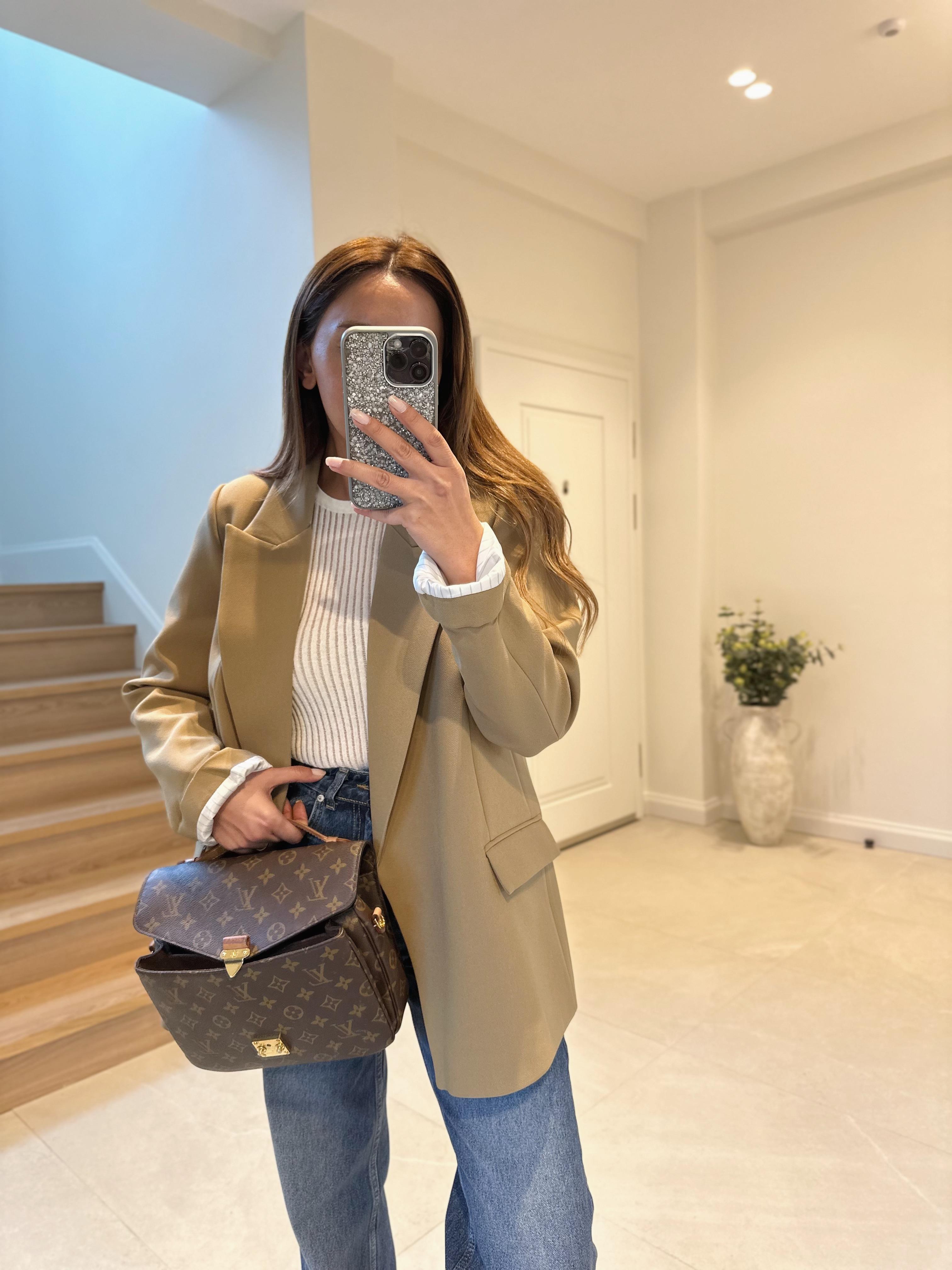 Haki Astarlı Blazer Ceket