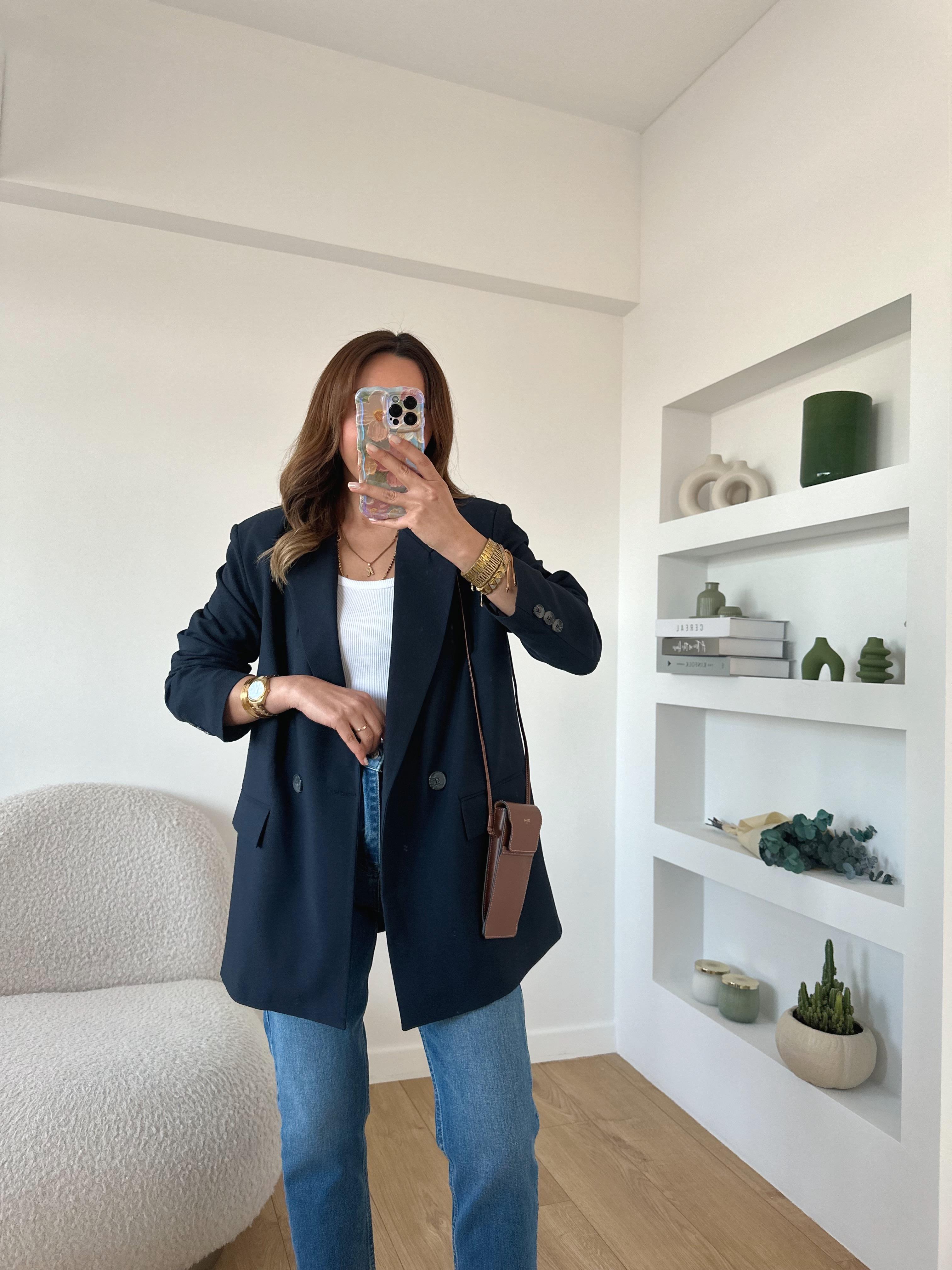 LACİVERT ASTARLI OVERSIZE PREMIUM BLAZER CEKET