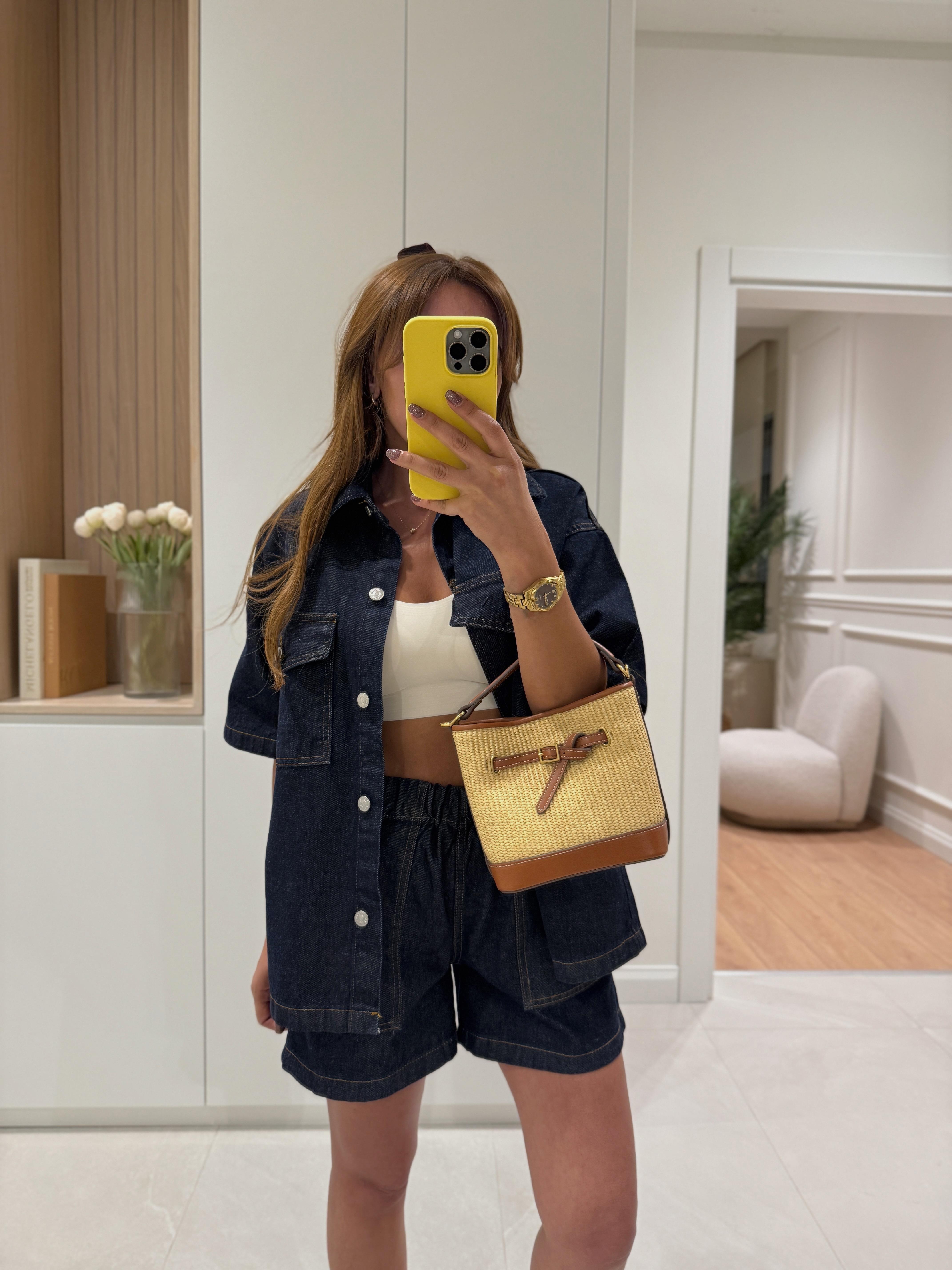 Low 0324 Denim Şortlu Takım