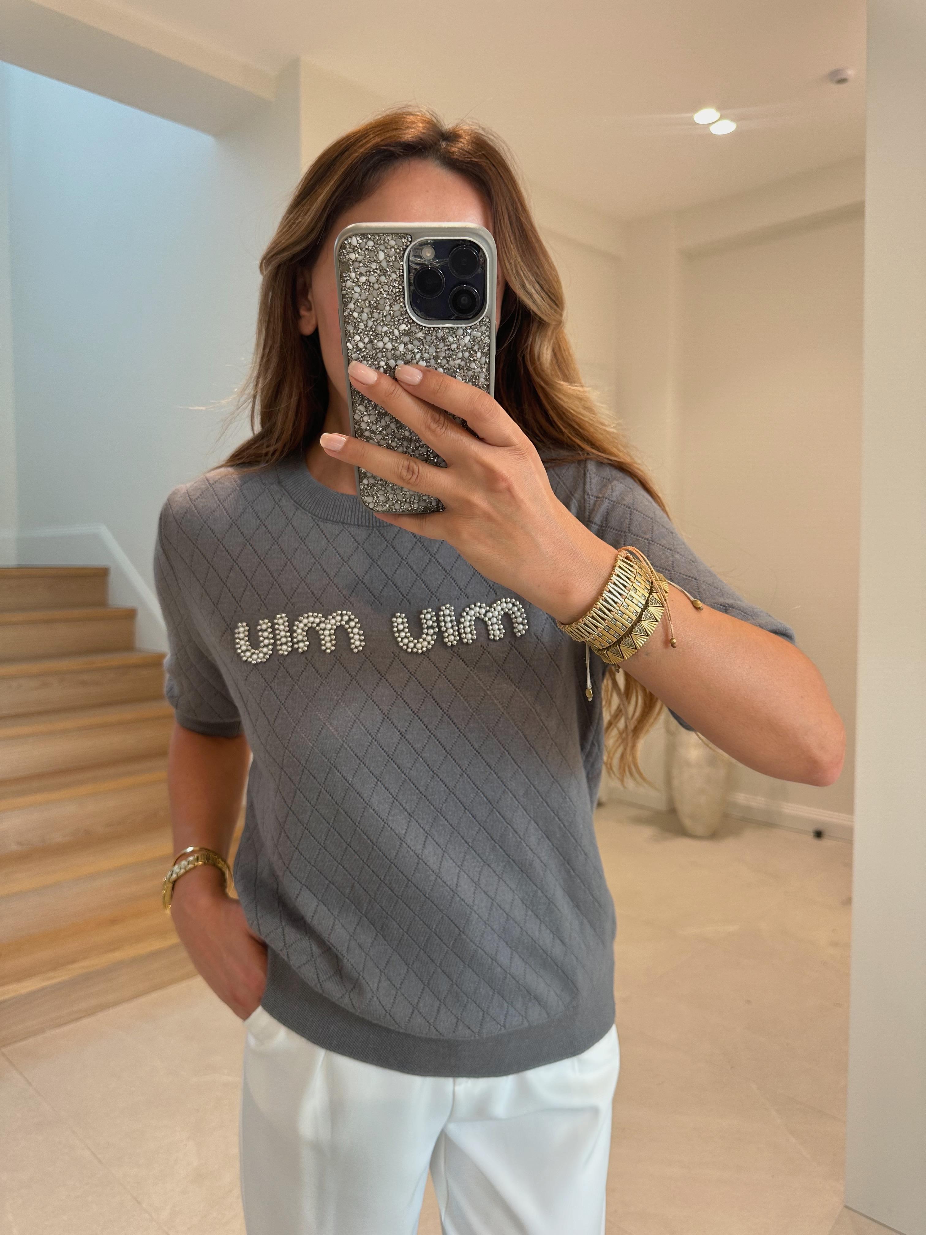 Mıu Muadil Premium İncili Gri Triko