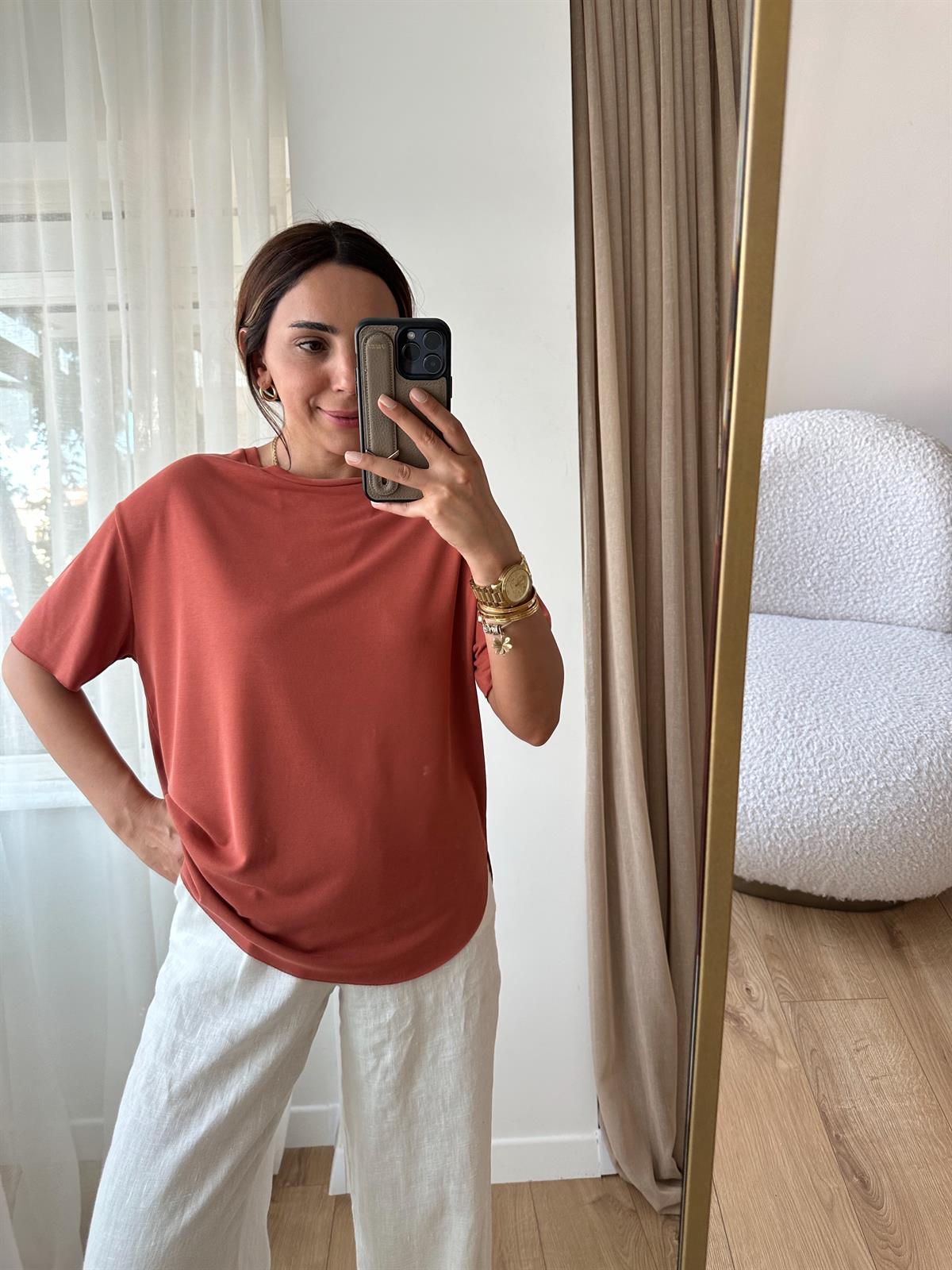 OYSH KİREMİT MODAL TİŞÖRT