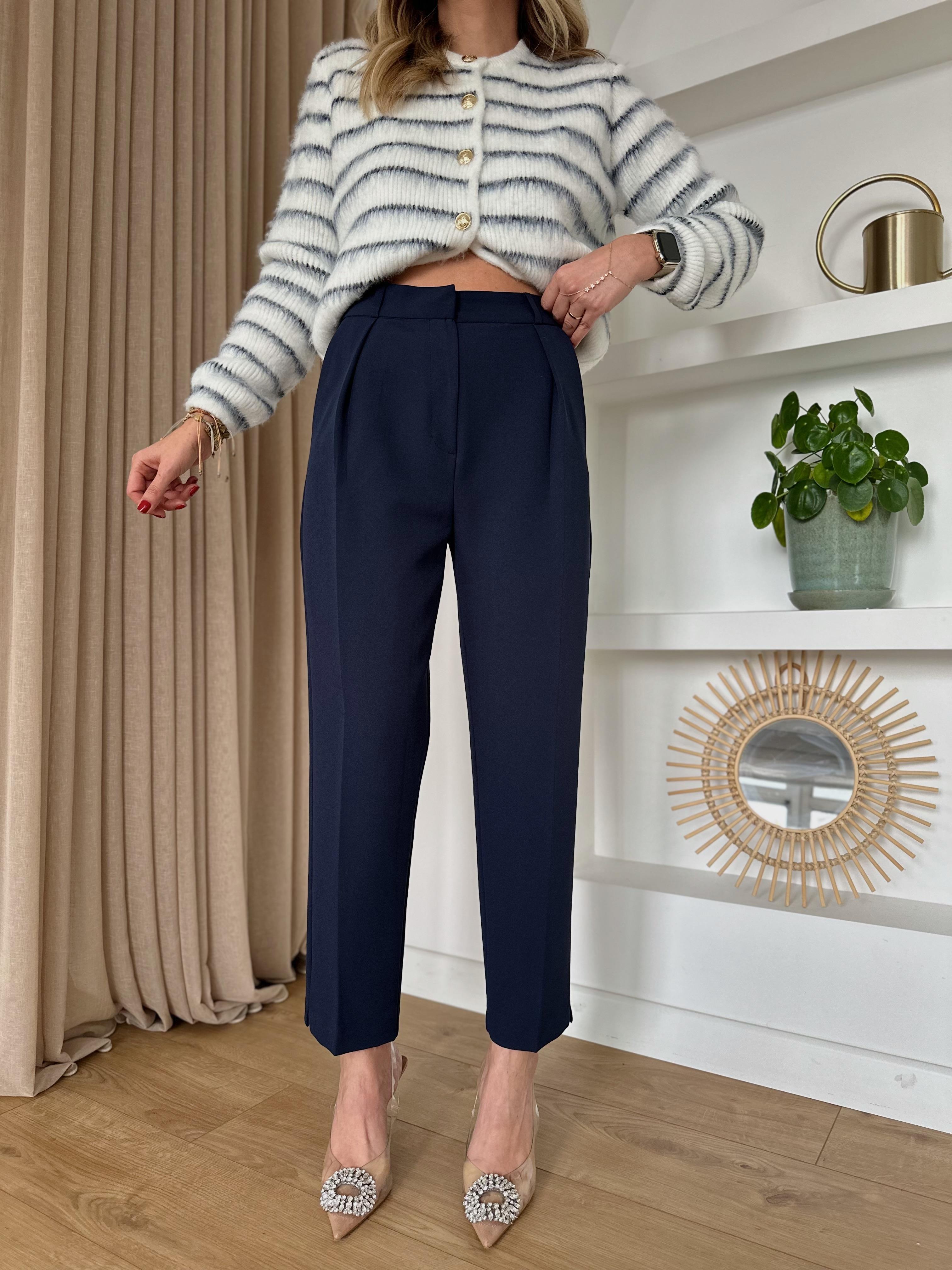 PAUL PREMIUM LACİVERT HAVUÇ PANTOLON