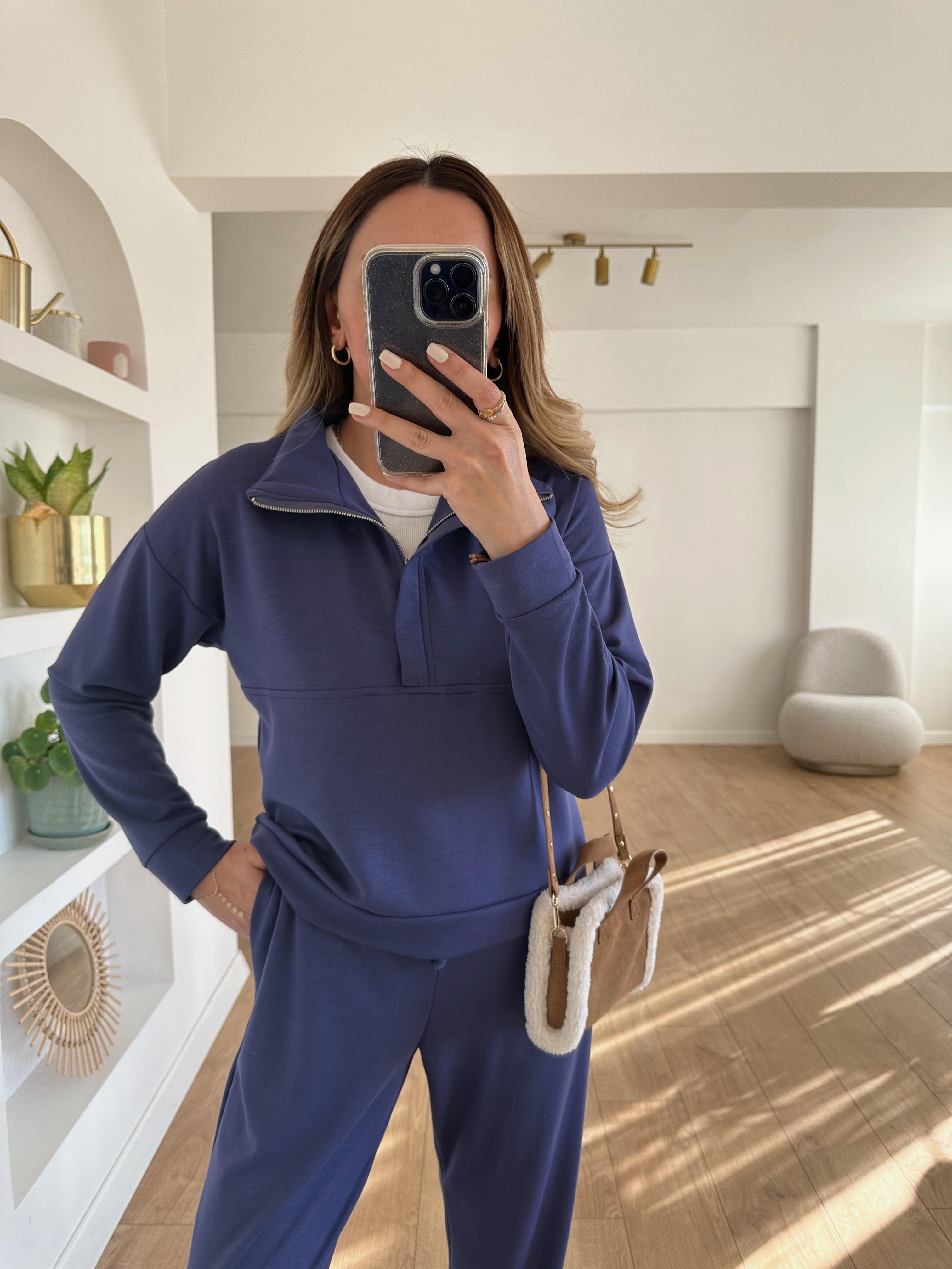 WIN LACİVERT FERMUARLI MODAL TAKIM