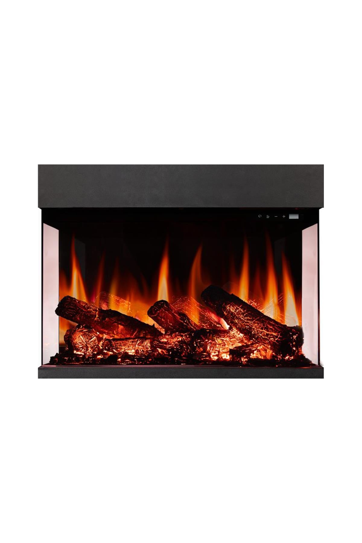 LADEN 70 - Isıtmalı 3 Taraflı Elektrikli Şömine