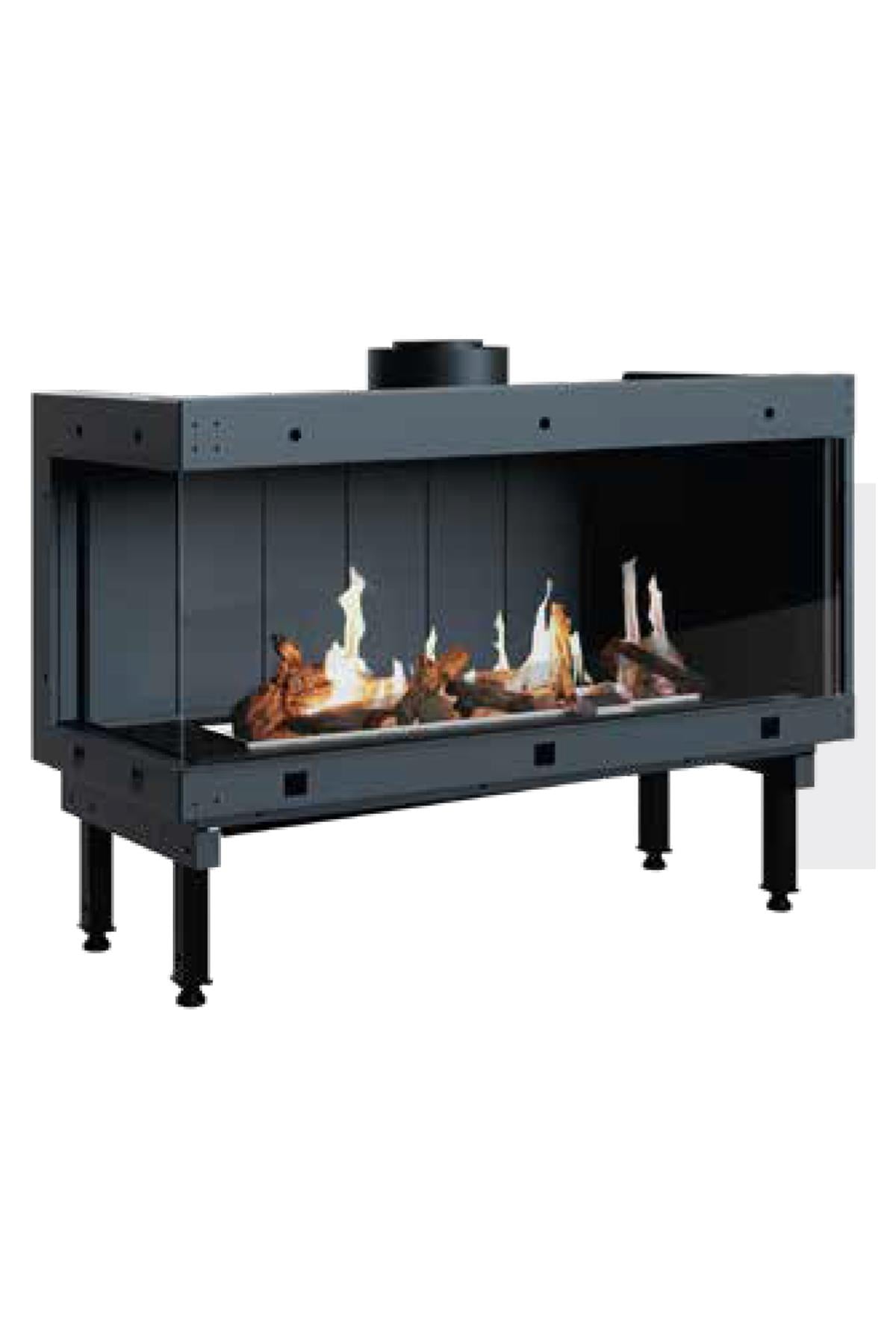 Woodshut Sol Açık Doğalgazlı Şömine