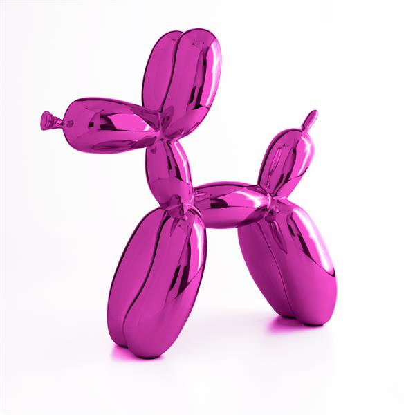 Jeff Koons-Balloon Dog L Pink (After)