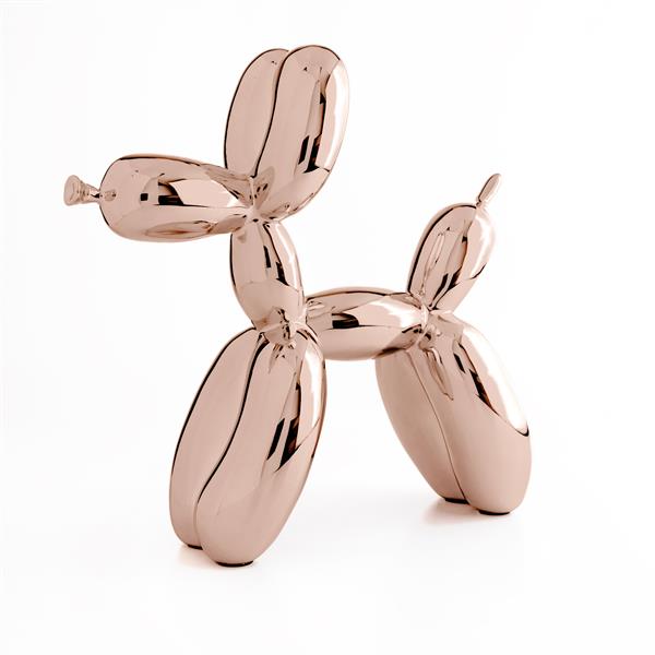 Jeff Koons-Balloon Dog L Rose Gold (After)