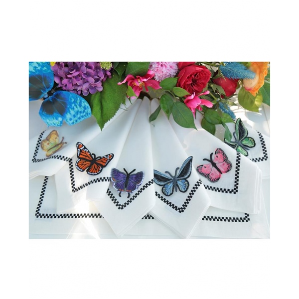 Paon Style - Butterfly Servis Peçetesi 6'lı Set