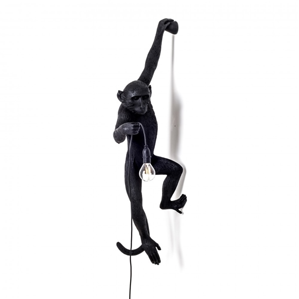 Seletti Monkey Lamp Handing - Siyah Sol