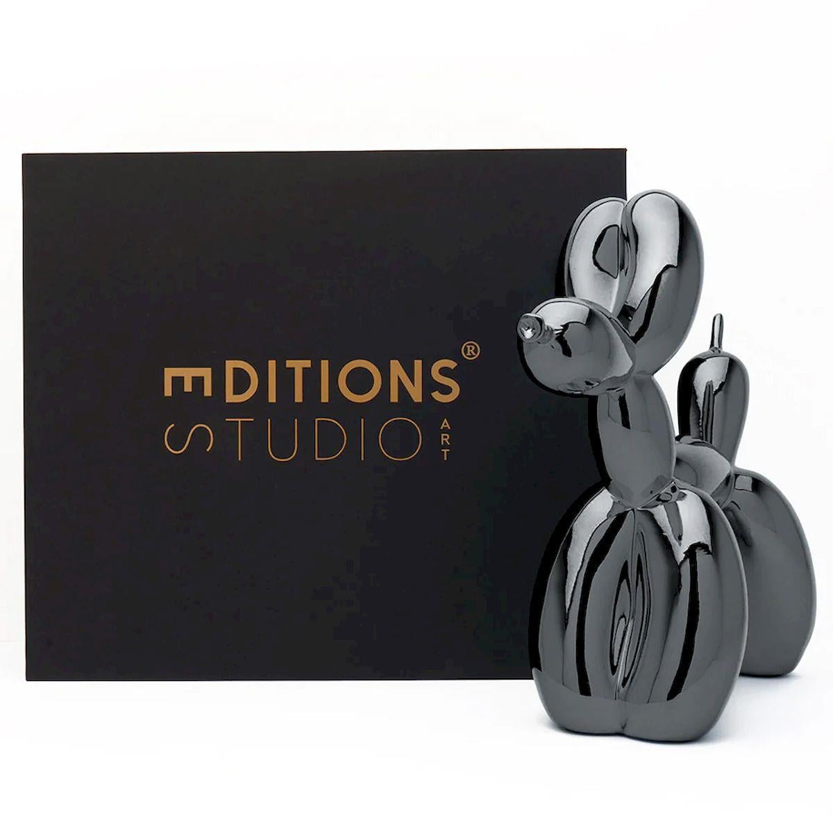 Jeff Koons-Balloon Dog XXL GRAPHITE BLACK (After)