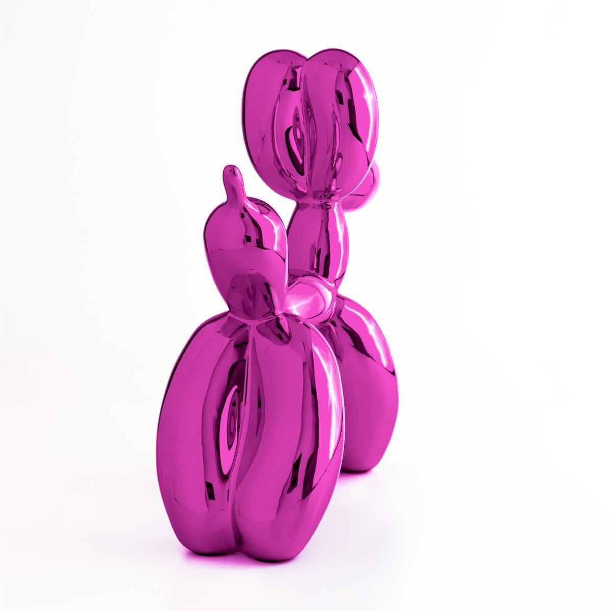 Jeff Koons-Balloon Dog XXL PINK (After)