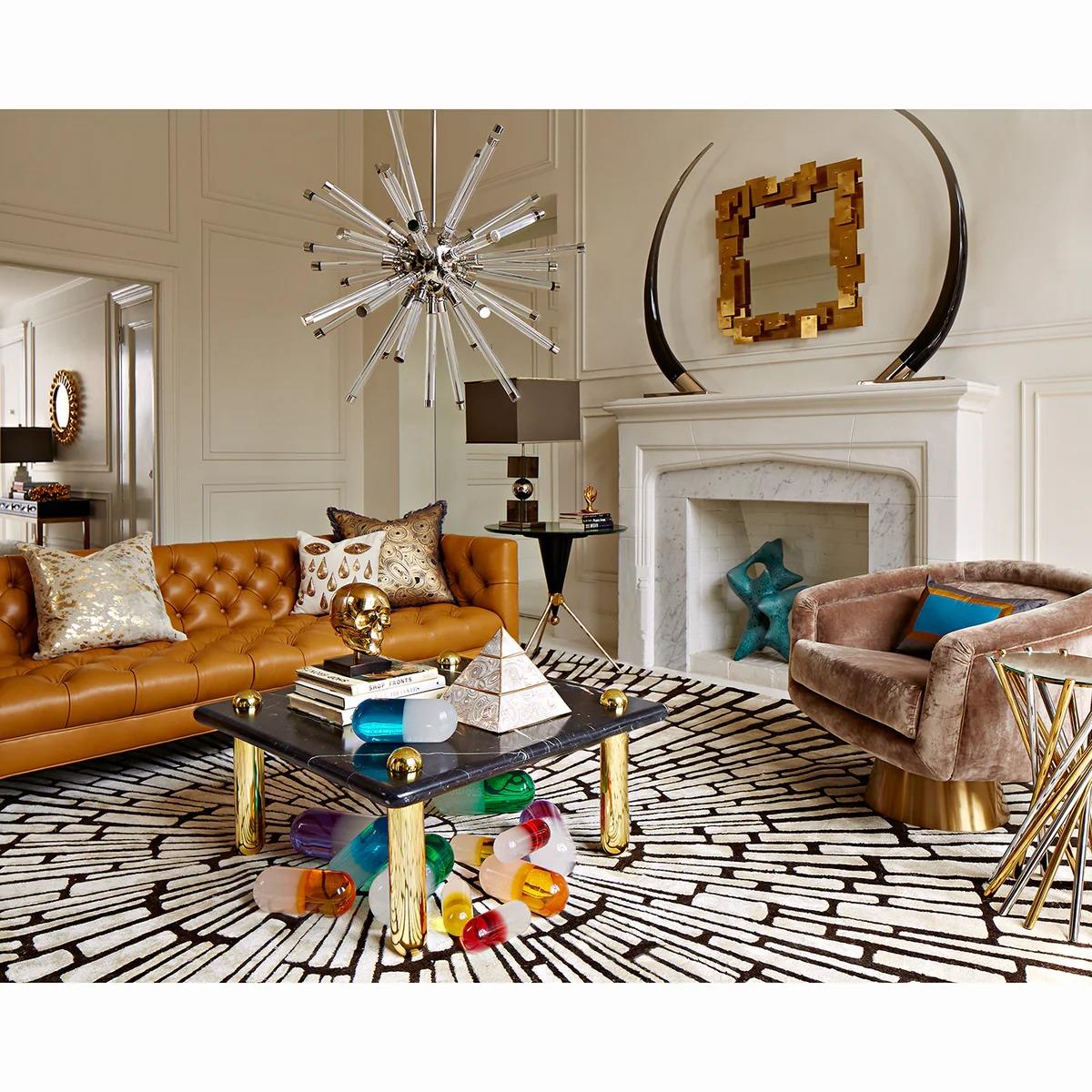 Jonathan Adler Acrylic Pill Small Yellow
