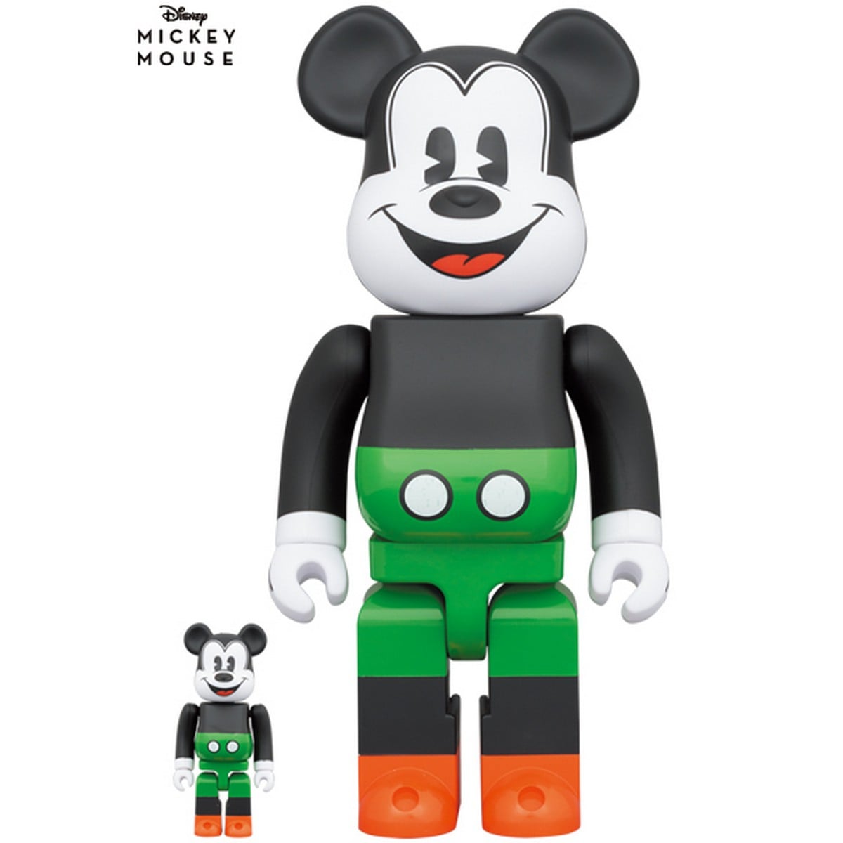 Medicom Toy - Be@rbrick Mickey Mouse 1930's 100% & 400%