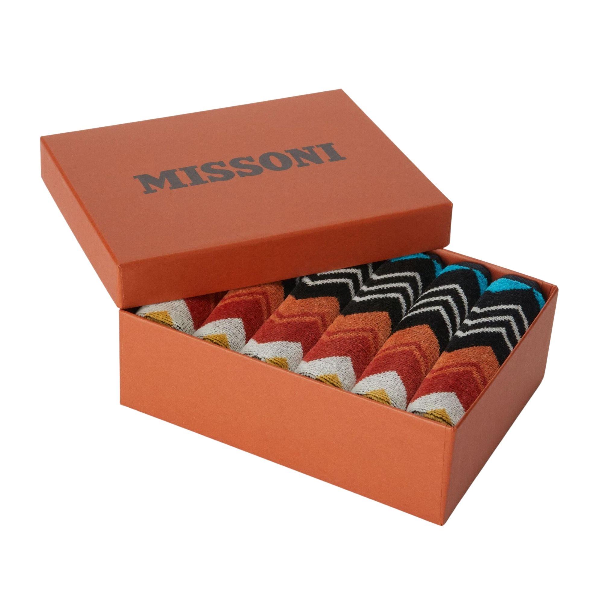 missoni カラフルジグザグランチョンマット箸セット　箱付　新品未使用 Missoni Home - Giacomo 100 Hand Towel 6