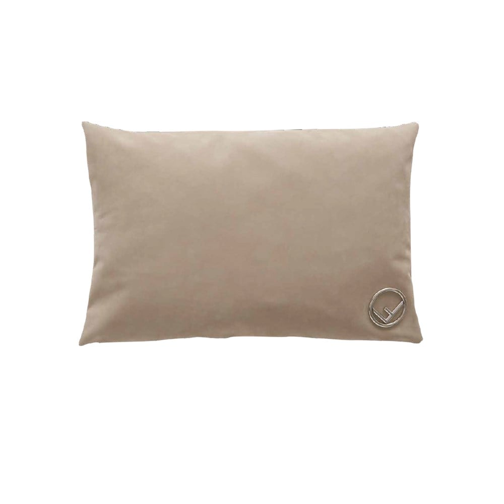 Fendi Cushion 60x40 round logo