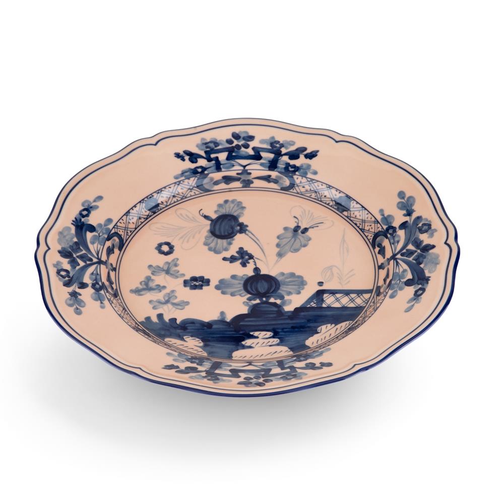 Set De 6 Assiettes Plates Richard Ginori 'Oriente Italiano Cipria' - 26,5 Cm - Porcelaine Fleurie
