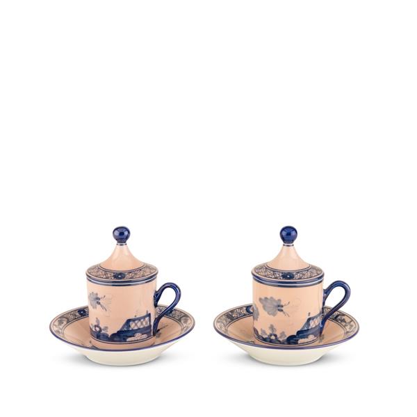 Ginori 1735 - Oriente Italiano Cipria 2'Li Kahve Fincanı Set