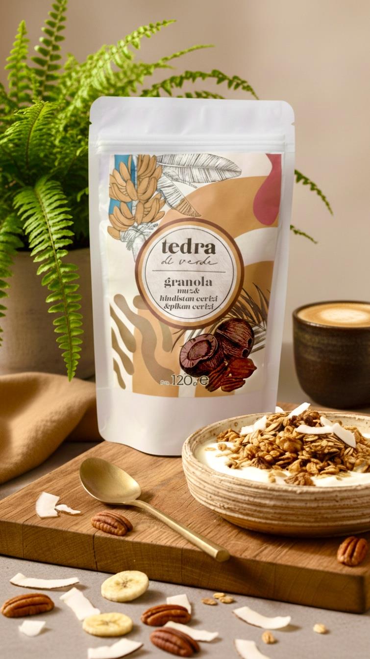 MUZ & PİKAN CEVİZİ GRANOLA
