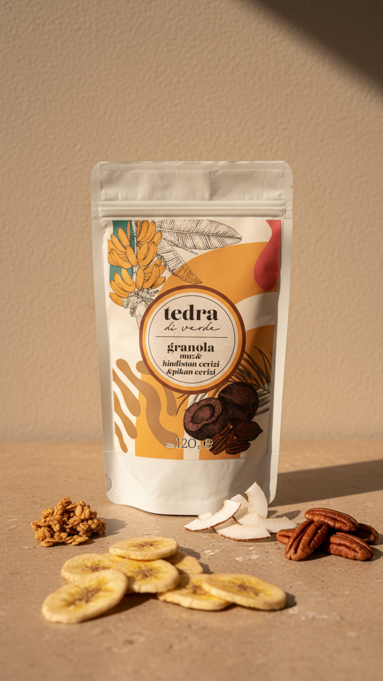 MUZ & PİKAN CEVİZİ GRANOLA