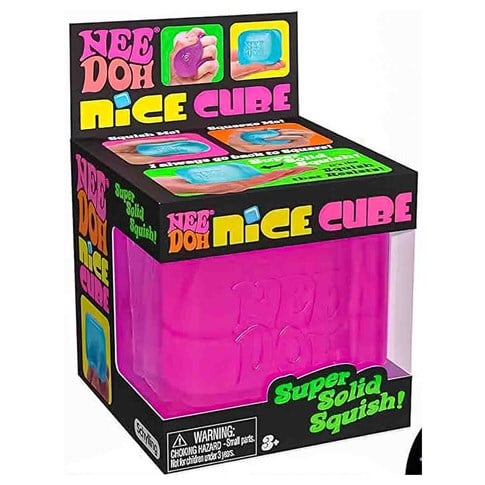 Schylling NeeDoh Nice Cube Sensory Squishy Stres Oyuncağı | Yumuşacık Duyusal Sıkma Oyuncağı
