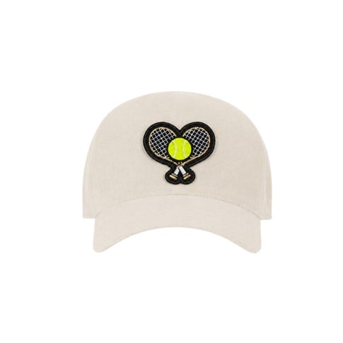 JantiFox Bej Şapka Tenis