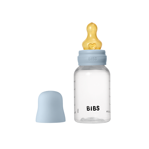 Bibs Baby PP Bottle Kauçuk Uç Yavaş Akış Biberon | Baby Blue 150 ml