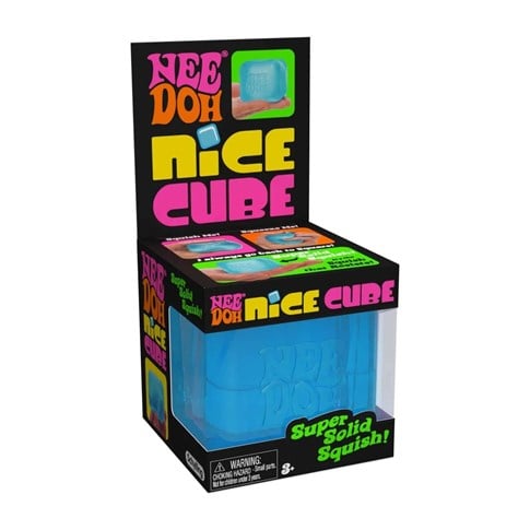Schylling NeeDoh Nice Cube Sensory Squishy Yumuşak Duyusal Stres Oyuncağı | Mavi