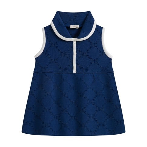 Everé Kids Midnight Marina Lacivert Kolsuz Triko Elbise