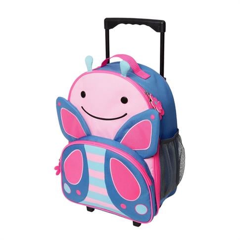 Skip Hop Çocuk Tekerlekli Çanta Kelebek Pembe