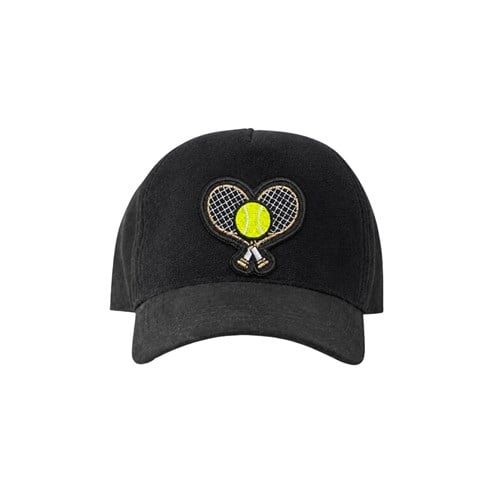JantiFox Siyah Şapka Tenis